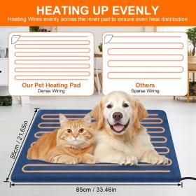 Pet Heating Pad (Option: Large blue)